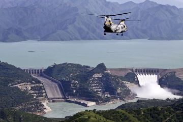 Tarbela Dam of Pakistan is the largest earth-filled dam in the world, and also the largest dam by structural volume