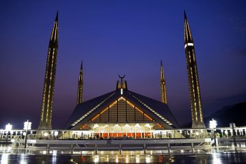 Faisal Mosque in Islamabad. — Photo by Ali Mujtaba