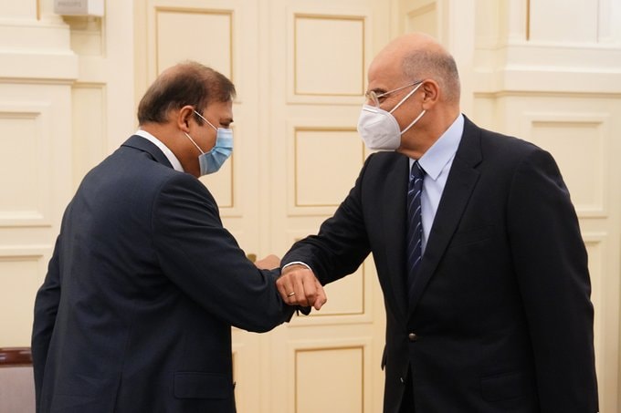 سفیر پاکستان کی وزیرِ خارجہ یونان کے ساتھ ملاقات