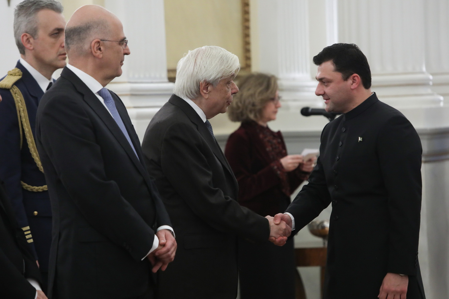 Meeting of Chargé d’affaires with the Greek President