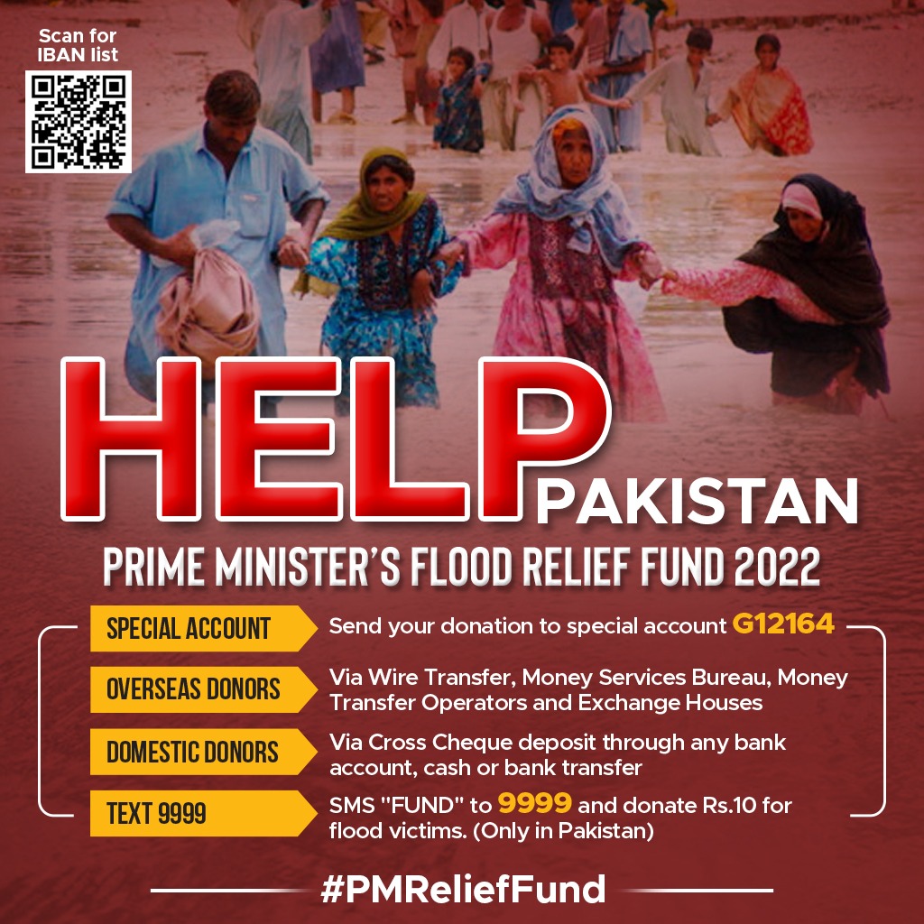 PRIME MINISTERS FLOOD RELIEF FUND 2022
